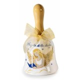 Clopotel Craciun Inger ceramica multicolora IN &Oslash; 5 cm x 10 H