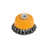 Perie de sarma tip cupa cu noduri rasucite ROTOR 75mm M14 Innovative ReliableTools