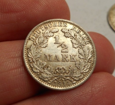 1/2 Mark 1914 A UNC foto