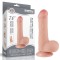 DILDO 7&#039;&#039; SLIDING SKIN DUAL LAYER DONG FLESH (18.3cm)