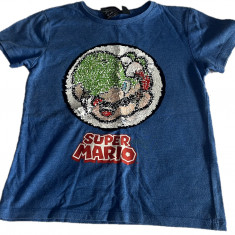 Tricou baiat, model Super Mario, 6-7 ani, 122 cm