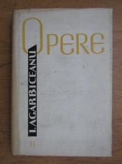 Ion Agarbiceanu - D-soara Ana * In pragul vietii ( Opere, vol. 11 ) foto