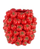 Cumpara ieftin Vaza flori ceramica rosie verde Gazpacho 33,5x32x33h
