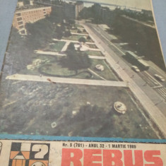 REVISTA REBUS FLACARA NR.5/ 1` MARTIE 1989