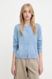 Samsoe Samsoe cardigan din l&acirc;nă SABOSTON culoarea gri, light, F24400186