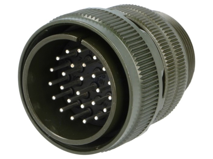 Conector circular 26 pini, oliv, 13A