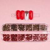 Cumpara ieftin Strasuri Unghii LUXORISE, Crystal Passion, 12 modele