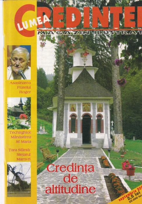 Lumea Credintei, septembrie 2005