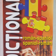 DICTIONAR ROMAN - SPANIOL , SPANIOL - ROMAN de ANTON VLAD , 2010 * PREZINTA INSEMNARI SI URME DE UZURA