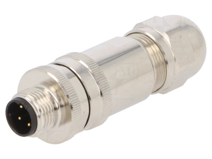 Conector M12 4 pini Ethernet IP67