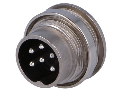 Conector M16 6-PIN 5A 300V foto