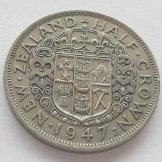 369. Moneda Noua Zeelanda 1/2 crown 1947 ((king & emperor))