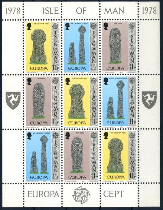 Man 1978 - Europa-cept 2 blocuri,neuzat,perfecta stare(z)