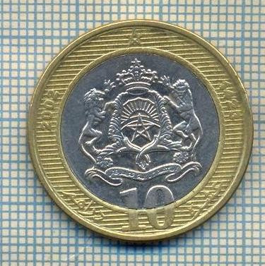 12166 MONEDA - MAROC - 10 DIRHAMS -ANUL 2002 -STAREA CARE SE VEDE