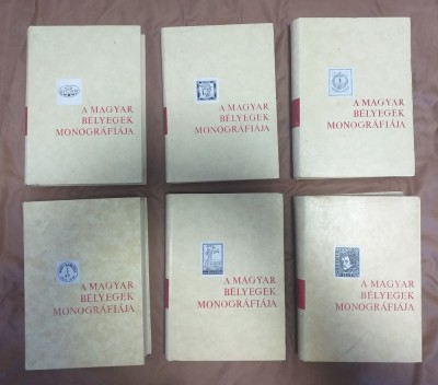 Monografia timbrelor din Ungaria Vol. I. - VI. Total 4147 pagini foto