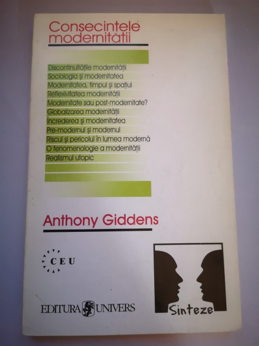 Consecintele modernitatii - Anthony Giddens