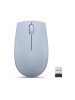 Mouse Wireless Compact Lenovo 300, 1000 DPI, USB, Ambidextru, Albastru
