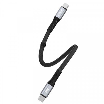 Cablu Date si Incarcare USB-C - USB-C Dudao L10C, 100W, 0.23m, Negru foto