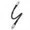 Cablu Date si Incarcare USB-C - USB-C Dudao L10C, 100W, 0.23m, Negru