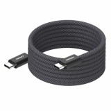 Cablu USB-C la USB-C magnetic 60W, 2 metri, pentru incarcare si date