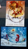 Finlanda 2014 Crăciun, sărbătoare serie 2v stampilata