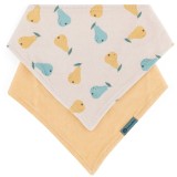 Petite&amp;Mars Bandana Luke 3m+ bavețică Beige Pears&amp;Intense Ochre 1 buc