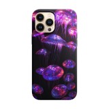 Husa compatibila cu Apple iPhone 14 Pro Max model Neon Jellyfish, Silicon, TPU, Viceversa