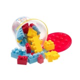 Set caramizi constructie pentru copii, 48 piese, ambalaj galeata, ATU-089539, Oem