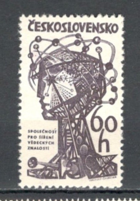 Cehoslovacia.1963 Asociatia ptr.. cunoastere politica si stiinta XC.354 foto