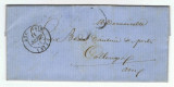 France 1843 Cover + Content TYPE 15 BOUCHAIN NORD to COLLONGES D.811
