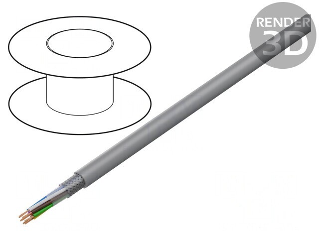 Cablu ecranat LiY-CY 8x0,34mm2 PVC