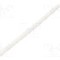 Tub termocontractant, 3.2mm, 1m, alba, TASKER - GTM 3216 W