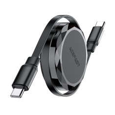 Cablu de date usb-c, 60w, fast charging, 0.8m - acefast - black foto