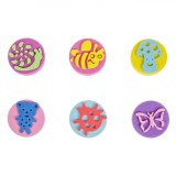 Set Stampile Pictura, 6 Buc, Multicolor, 4cm, Oem