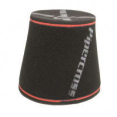Filtru de Aer Universal (cone, airbox); lungime filtru: 200mm, outer diameter of the base: 200mm, flange diameter 80mm,