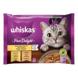 Cumpara ieftin Hrana Umeda pentru Pisici, cu Pasare, 4 x 85 g, Whiskas