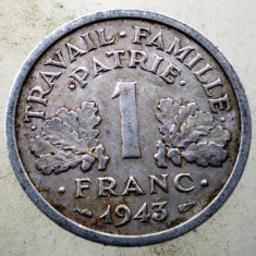 1.172 FRANTA VICHY WWII 1 FRANC 1943