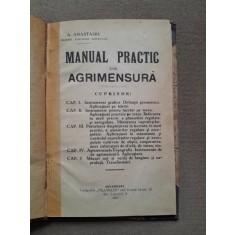 Manual practic de agrimensura - A. Anastasiu