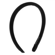 Bentiță Păr, Puffy, Satinată, Culoare Negru