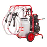 Aparat de muls vaci, pompă uscată, 2 posturi, 1 bidon aluminiu de 40&nbsp;litri