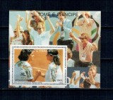 Sao Tome 1992 - Jocurile Olimpice, tenis, colita neuzata