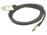 Adaptor USB 3.1 HDMI USB C Aurit 1.8m Negru, VCOM