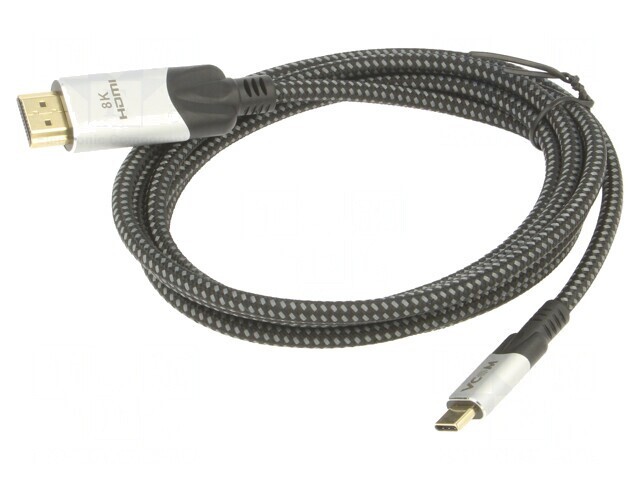 Adaptor USB 3.1 HDMI USB C Aurit 1.8m Negru