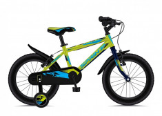 Bicicleta Copii Sprint Casper Verde cyan 16 inch foto