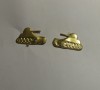 S 6 - semne de arma - metalice - tancuri - aurii
