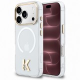Husa MagSafe pentru Apple iPhone 18 Pro Max / 17 Pro Max, Karl Lagerfeld, IML Karl Head Logo, Transparenta