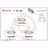 Placute frana Hyundai Accent 4 Sedan (Rb), Elantra 5 Sedan (Md, Grandeur (Tg), I10 2 (Ba, I20 Active (Ib, I20 2 (Gb, I20 2 Coupe (Gb), I20 2 Hatchbac, BREMBO