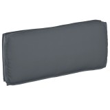 vidaXL Cojoc de palet antracit pentru șezut și spătar, 120 x 50 x 12 cm, fabricat din Oxford.