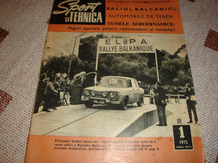 Revista Sport si tehnica - nr 1 / 1972