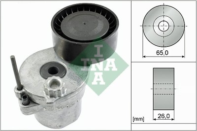 INA 534 0570 10 Intinzator curea, curea distributie foto